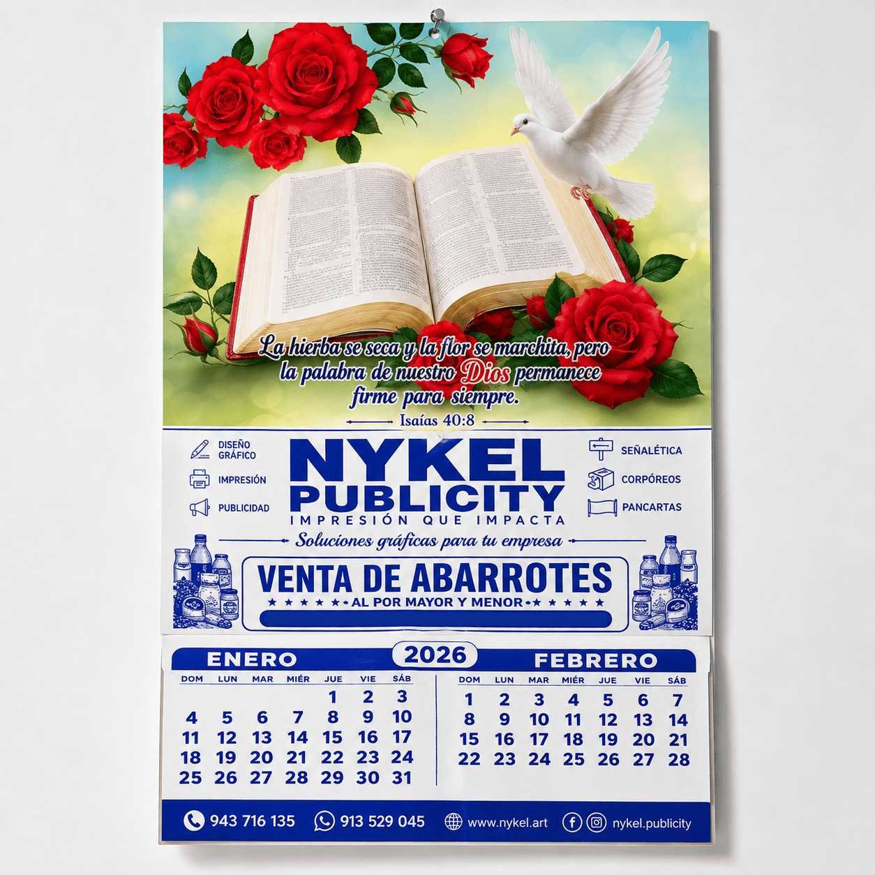 Calendario cromo