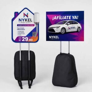 Mochila publicitaria
